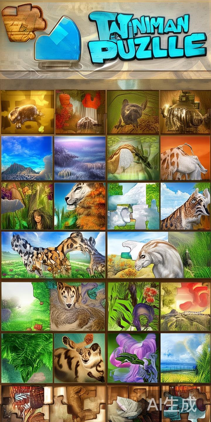 拼图游戏是最受欢迎的休闲小游戏之一。在C7平台上，